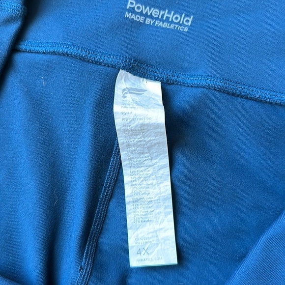 Fabletics 3X zone high-waisted powerhold leggings‎ gray blue - Picture 3 of 12